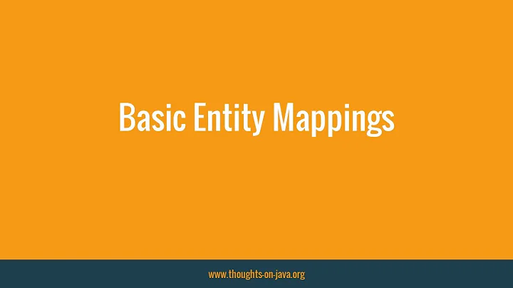Example Lecture: Basic Entity Mappings (JPA for Beginners)