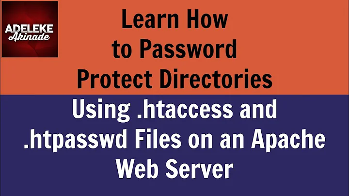 Learn How To Password Protect Directories Using .htaccess And .htpasswd Files.