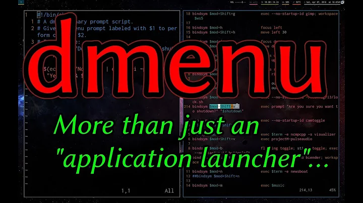 dmenu: Your own Custom Script Menus!