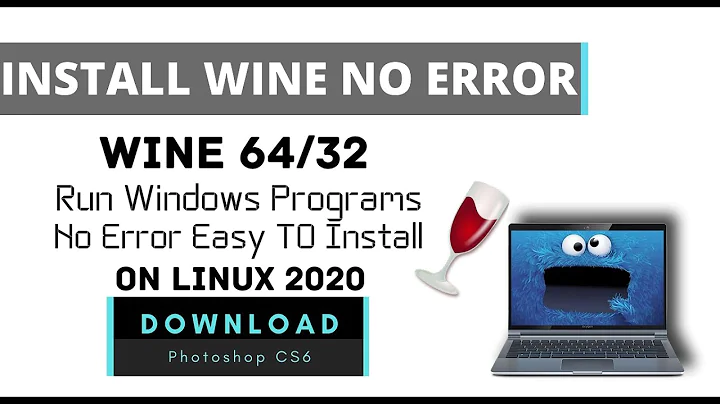 How to install wine 64/32 on Ubuntu 20.04 LTS NO ERRORS !! | Run Windows Programs Photoshop on Linux