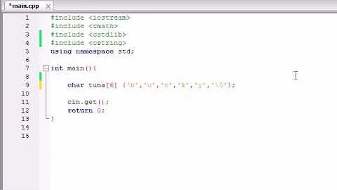 C++ Programming Tutorial - 12 - char Array