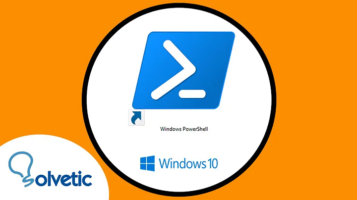 💻 CREATE SHORTCUT POWERSHELL Windows 10 ✔️ Desktop