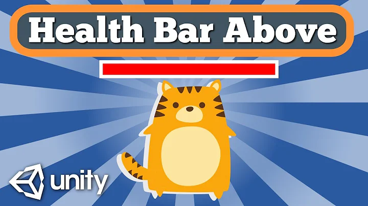Unity 2D Tutorial About How To Add Health Bar Above A Character In Simple Game.