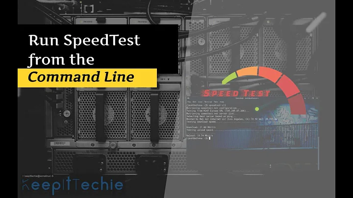 speedtest-cli | Test your internet connection speed from the command line