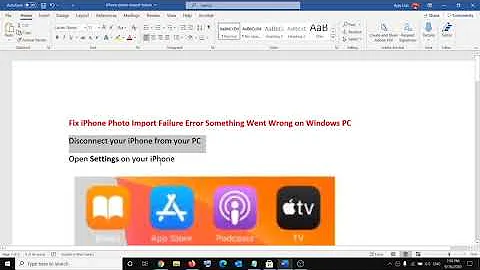 Fix iPhone Photo Import Failure Error Something Went Wrong on Windows PC