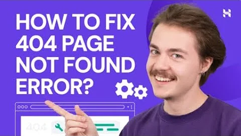 Error 404: How to Fix 404 Page Not Found Error