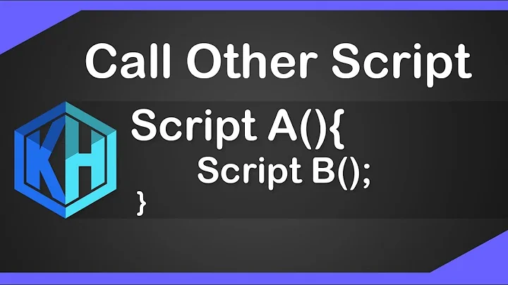 UNITY 2017 -Call Method From Other Script - [C#][Tutorial]