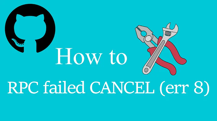 How to Fix error: RPC failed; curl 92 HTTP/2 stream 0 was not closed cleanly: CANCEL (err 8)