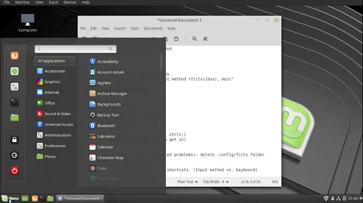 LinuxMint 19, japanese input, fcitx-mozc setup