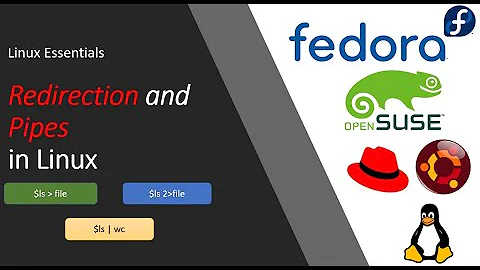 How to Redirect output to a File or a Process || Redirection || Pipes
