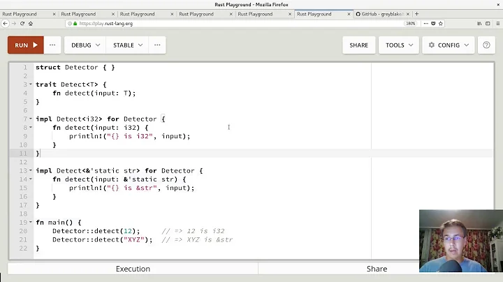 Rustcast #8 - Generic traits as an alternative to method overloading in Rust programming language