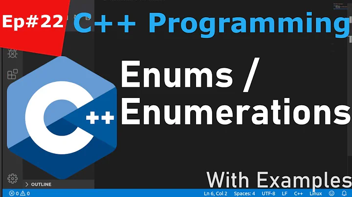 C++ Tutorial for Beginners Ep#22 - Enums / Enumerations with Examples - SavvyNik on Linux