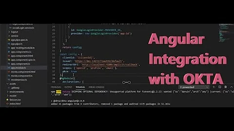 Okta Integration with Angular App