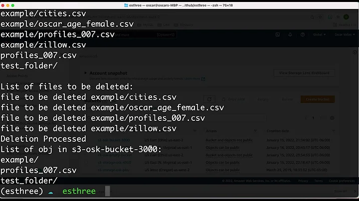 Deleting Bucket an S3 using Python