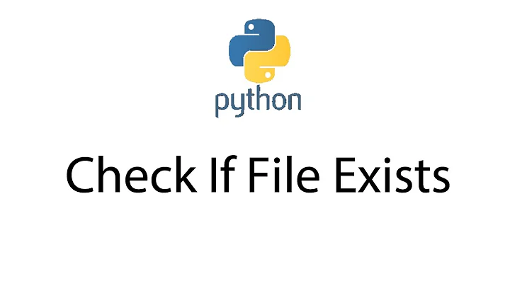 Check If File Exists with Python