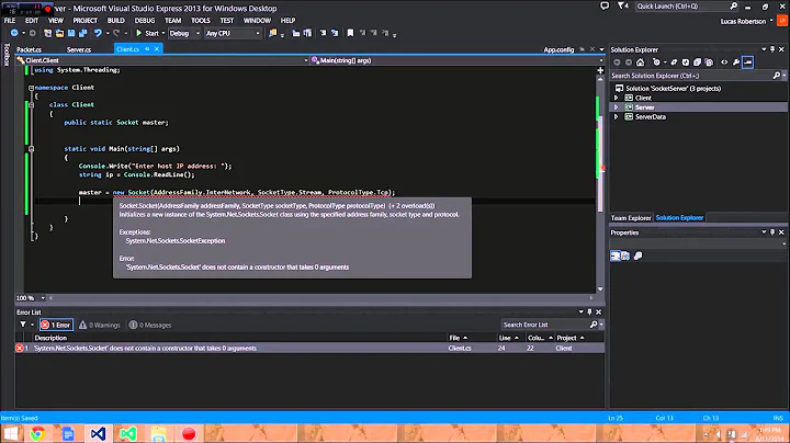 C# Tutorials: Multi-threaded Socket Server