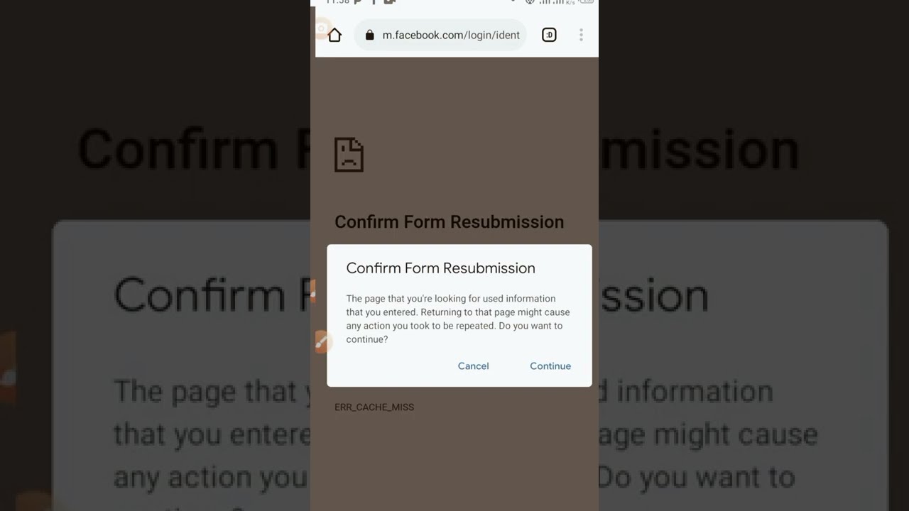 Confirm Form Resubmission Chrome  Problem Solved ❌ #shorts