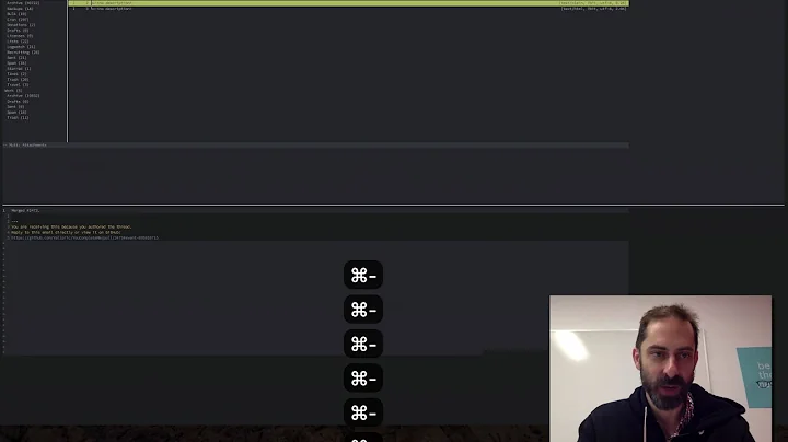 Vim screencast #52: Viewing email with Vim