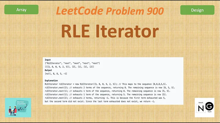 RLE Iterator | LeetCode 900 | List TreeMap | Google