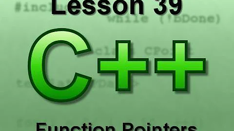C++ Console Lesson 39: Function Pointers