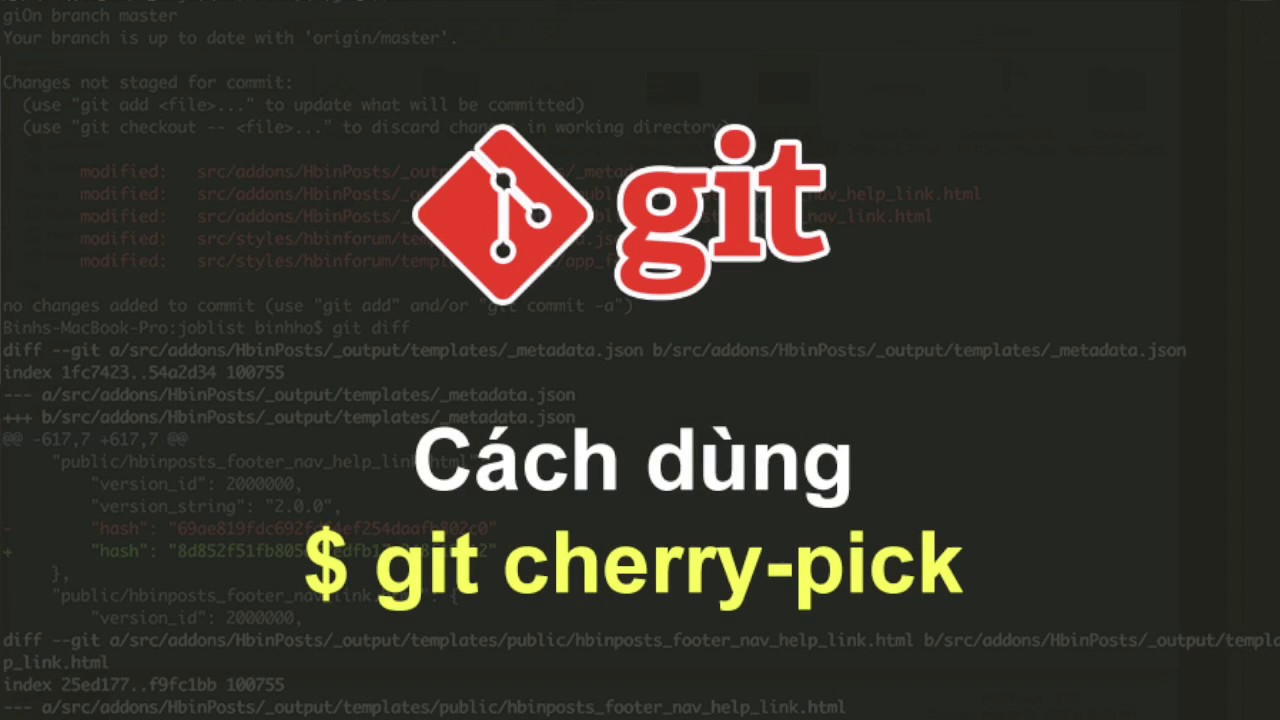 [Git] Cách sữ dụng lệnh cherry pick - ItHot.vn