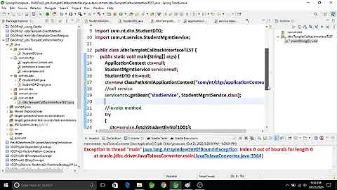 Exception in thread "main" java.lang.ArrayIndexOutOfBoundsException: Index 0 out of bounds for lengt