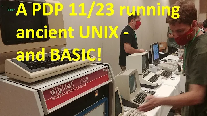 PDP 11/23 running UNIX version 6 at VCF Midwest!