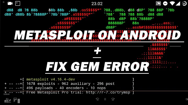 How to Install Metasploit on Android || SystemERROR