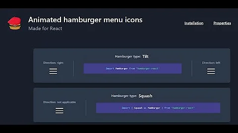 Animated hamburger Menu Icon in React JS | #developersdiary