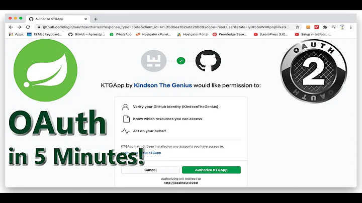 How to Add OAuth 2 0 in Spring Boot (Github) Step by Step in 5 minutes