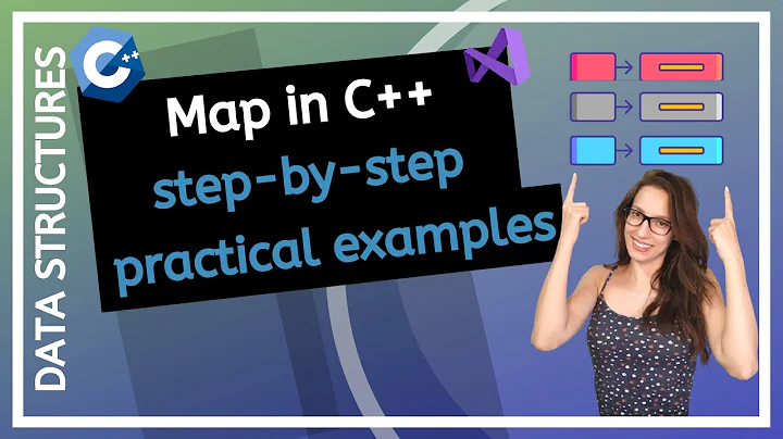 Map in C++ with practical examples - step by step Data Structures tutorial