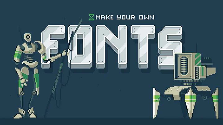 How to make Pixel Art Fonts!