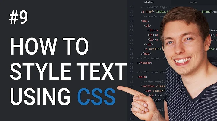 9: CSS Text Styling Tutorial | Basics of CSS | Learn HTML and CSS | HTML Tutorial