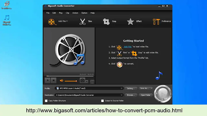 How to Convert PCM to MP3, WAV, AC3, AAC or WMA etc?