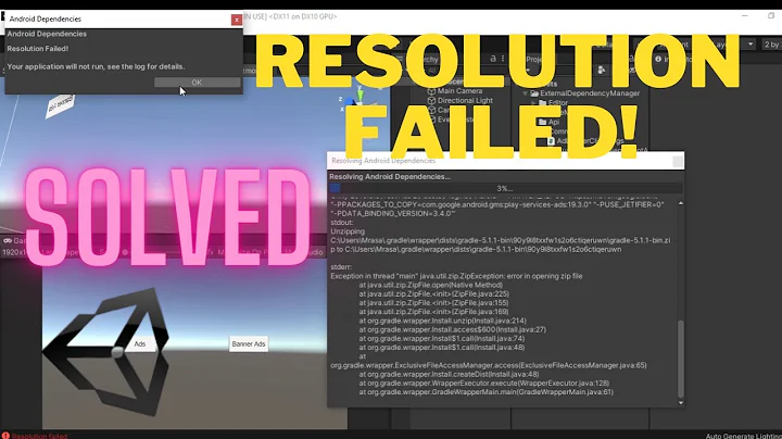 Resolution Failed Unity, Force Resolve [Solved] Android Resolver Unity, Failed to Fetch Dependencies