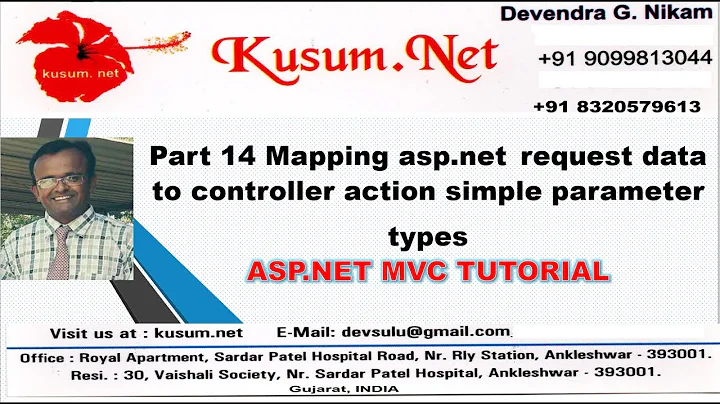 Part 14- Mapping asp net request data to controller action simple parameter types || ASP.NET MVC