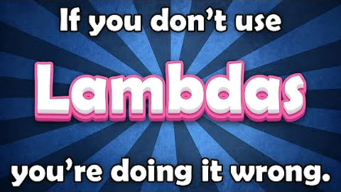 Lambda expressions are awesome (+ LINQ) - C# tutorial