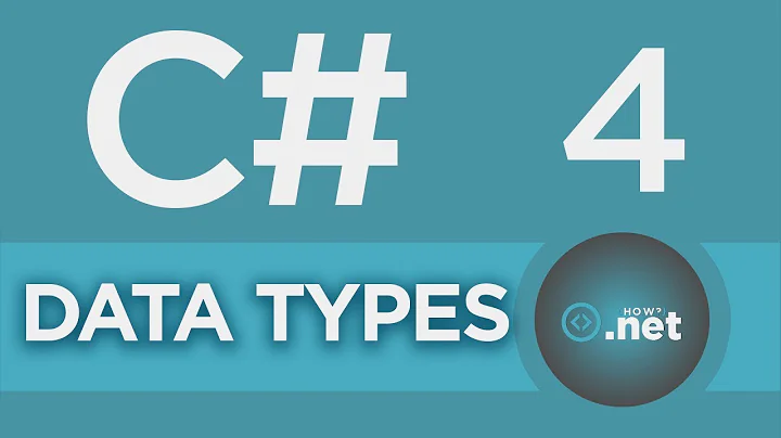 4. C# - Data Types