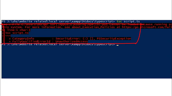 Why does Typescript compiler not change .ts to .js?