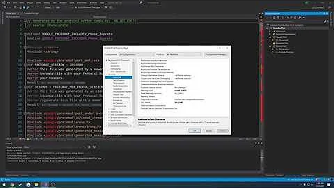 C++ Protobuff setup