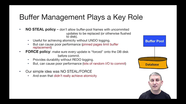 Lecture 20 Part 4 STEAL / NO FORCE, UNDO and REDO