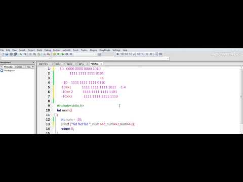 bitwise operators in c/bitwise negative number right shifting