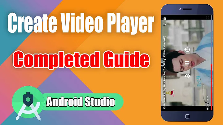 How to Create Video Player Android Full Screen & Lock Screen Custom Controller Android Studio 2021