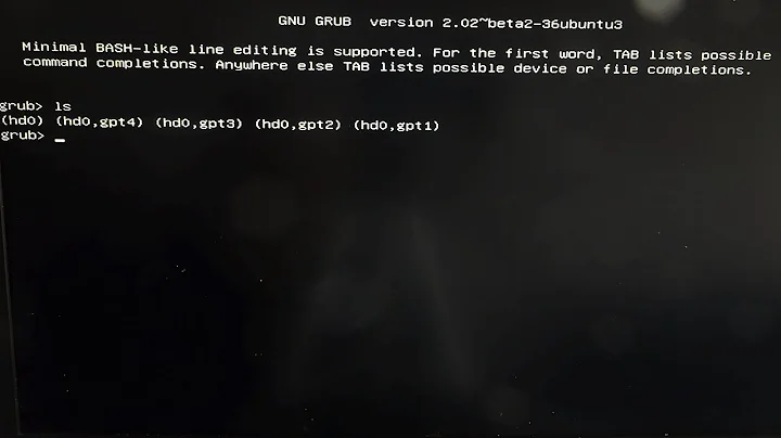 Fix grub issue in Linux boot