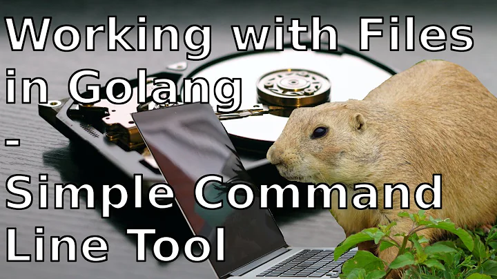 Working with Files in Golang - Simple Command Line Tool