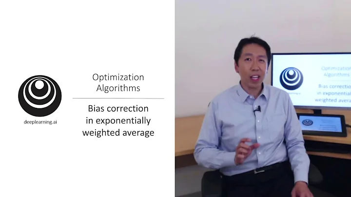 Bias Correction of Exponentially Weighted Averages (C2W2L05)