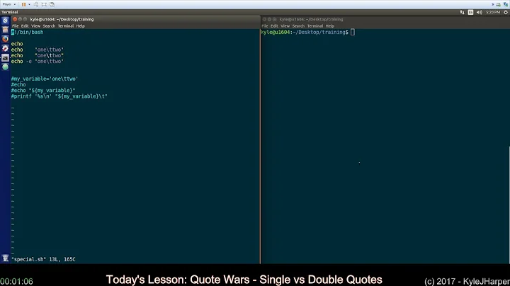 Quote Wars: Single vs Double Quoting in Shell