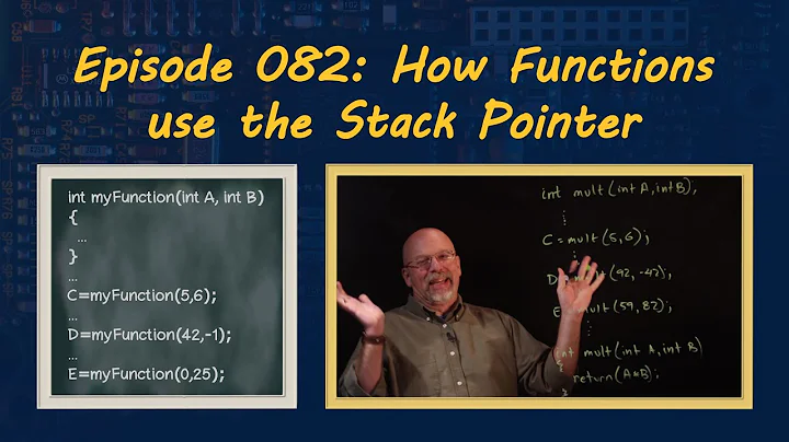 Ep 082: How Functions use the Stack Pointer