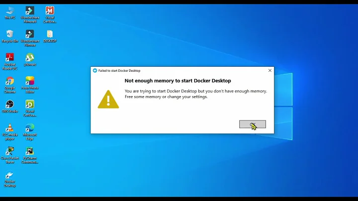 Docker Not enough memory to start Docker problem solved 100% working for all