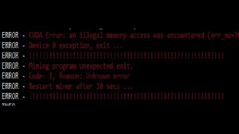 CUDA Error illegal memory access was encountered